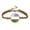 Genderqueer, variant on Unisex Alloy 20mm Vintage Cool Colorful Stripes Round Rainbow Flag Handmade Braided LGBT Pride Adjustable Brown Bracelet 8.26"