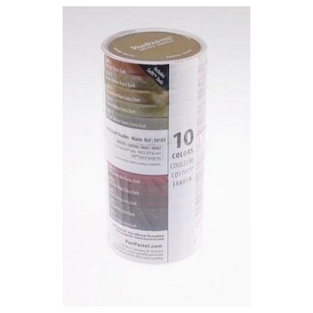 Armadillo Art & Craft PanPastel Paleta Vacía De 10 Cavidades Con Tapa – Apilable Y Transparente Para Organizar Tus Colores