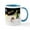 White/Blue Inside, variant on CafePress - Night Flight/Cavalier #2 Mug - 11 oz Ceramic Mug - Novelty Coffee Tea Cup
