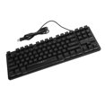 thumbnail image 2 of Teclado mecánico de 87 teclas, teclado mecánico con cable, teclado mecánico con retroiluminación USBTeclado con cable, teclado Plug and Play a prueba de agua 87 teclas para escritorio para computadora LHCER NONE, 2 of 5