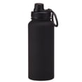 thumbnail image 1 of Botella de agua deportiva de acero inoxidable de 1L, termo de gran capacidad, taza de agua portátil para exteriores con asa, 1 of 5
