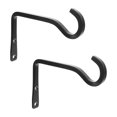 thumbnail image 2 of Shisuyan Outdoor Installation Bird Feeder Hanger Black 2Pcs 6X4X0.7In, 2 of 9