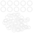 thumbnail image 1 of Uxcell 60-Pack M10 Arandelas Planas de Nylon 10mm ID 15mm OD 1mm Grosor Espaciador de Sellado Junta Anillo Blanco, 1 of 6