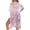 Cherry Blossom - Pink, variant on Cow Sunflower Print Women's Kimono Beach Cover Up American Flag Print Summer Cardigan Beach Coverups with Half Sleeve Casual Lightweight Swimwear Cover up