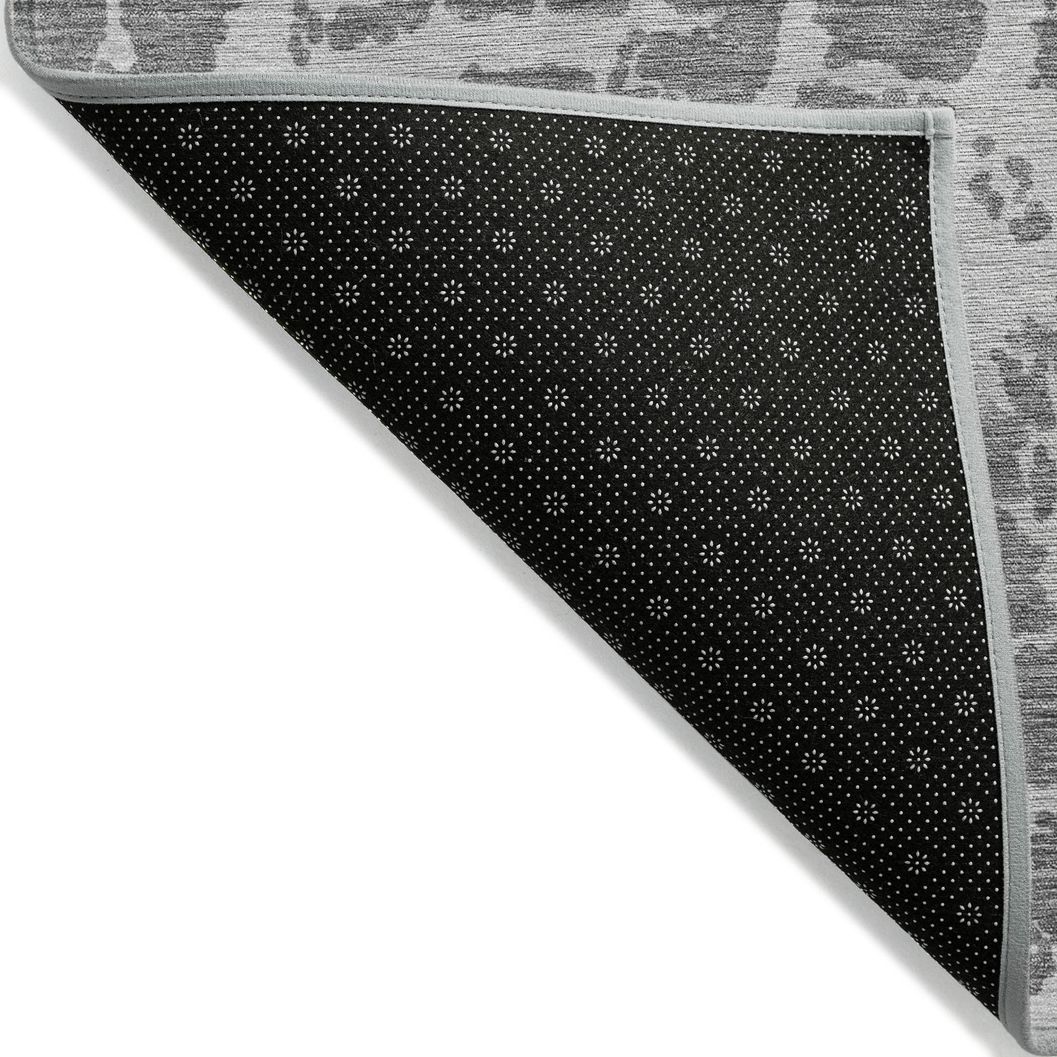 Addison Rugs Chantille Indoor/Outdoor Transitional Organic Charcoal Washable Rectangle Rug, 2'6" x 3'10"