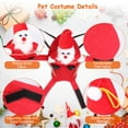 thumbnail image 2 of Christmas Pet Costume, iMounTEK Santa Claus Riding Costume, Funny Pet Santa Claus Costume for Pet Dog Christmas Halloween Dress up, L, 2 of 9