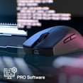thumbnail image 6 of Redragon M916 PRO 3-Mode Wireless Gaming Mouse, Hype-Speed 4K Polling Rate, 49G Ultra-Light 26K DPI Gamer Mouse w/Ergonomic Natural Grip Build, Redefinable Macro Buttons, Software Supported,Black, 6 of 9
