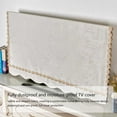thumbnail image 3 of TV Cover Dust Cover, TV Screen Dust Cover, Hanging/Desktop Indoor TV Protective Cover for Den, Universal TV Cover, 3 of 7
