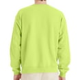 thumbnail image 5 of Hanes EcoSmart Men's Hi-Vis Green Safety Sweatshirt, Crewneck Work Fleece, Warm Durable, 3 Pack, 4XL, 5 of 5