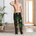 thumbnail image 2 of Sikiie St. Patrick's Day8 Mens Pajama Pants Sleep & Lounge Pants, PJ Bottoms With elastic waistb and Pockets Medium, 2 of 6