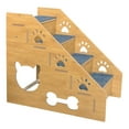 thumbnail image 1 of BELOVING Pet Dog Stairs Ladder Cat Stairs Lightweight Anti Slip Versatile Dogs Ramp Portable Dogs Steps Dog Ladder for Indoor High Bed 4 Layers, 1 of 10