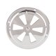 thumbnail image 1 of Cabin Ventilation Plate Marine Grade Stainless Steel Round Louver Vent Cover with Side Knob for Boat Yacht RV 4in, 1 of 9