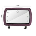 thumbnail image 3 of SSZMDLB under $5 Car Visor Vanity Mirror, Rechargeable Mirror with 3 Light Modes, Dimmable Clip-on Sun Visor Mirror, Makeup Mirror with Brush Screen, Universal Car Accessory, 3 of 8
