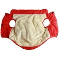 thumbnail image 2 of 2 Layers Fleece Lined Warm Dog Jacket for Puppy Winter Cold Weather,Soft Windproof Small Dog Coat 1Pack, 2 of 8