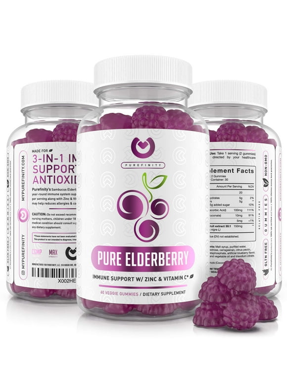 Elderberry Gummies in Immune Support
