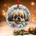 thumbnail image 4 of AatoeaX Pekingese Christmas Ornament: Festive Dog Design, Transparent Acrylic, Hanging Decor for Pet Lovers, Holiday Accents & Gifts, 4 of 7