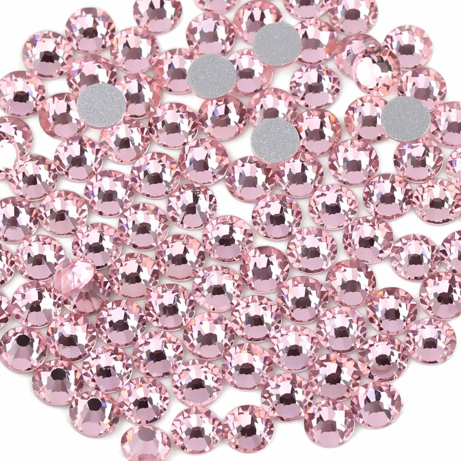  Beadsland Hotfix Rhinestones, 2880pcs Flatback Crystal  Rhinestones for Crafts Clothes DIY Decorations, Light Pink AB, SS10,  2.7-2.9mm