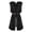 #0159-Black, variant on Halloween Costume for Men V Neck Sleeveless Pullover Vest Mid Length Corset Style for Party Performance