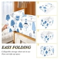 thumbnail image 2 of Yayeee Collapsible Cube Storage Bin with Lid Fabric Closet Decorative Basket with Handles, Simple Cartoon Snowmen, 2 of 7
