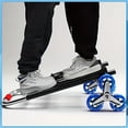 thumbnail image 5 of 6-Wheel Folding Stair Climbing Cart, Heavy Duty Foldable Hand Truck with Metal Frame, Triangular Design Portable Handcart for Indoor and Outdoor Use, 5 of 7