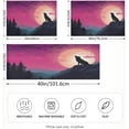thumbnail image 4 of Coolnut Wolf Satin Pillowcase for Hair and Skin Silk Pillowcase Soft Breathable Sleeping Pillow Covers Smooth Cooling Pillowcase with Envelope Closure Size Standard 20x40 in Home Decor Gifts, 4 of 7