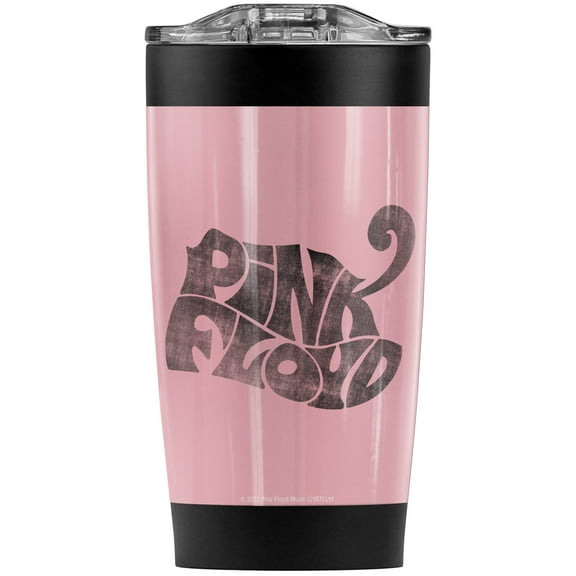 Pink Floyd/Pink Logo Stainless Steel Tumbler 20 oz Coffee Travel Mug/Cup, Vacuum Insulated & Double Wall with Leakproof Sliding Lid | Great for Hot Drinks and Cold Beverages