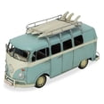 thumbnail image 2 of Antique & Vintage Style Model Blue Volkswagen Samba Bus - Multi, 2 of 7