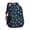Alien Meteor Deep, variant on Alien and UFO Black Pattern Cute School Backpack Bag with Padded Back and Adjustable Shoulder Straps 16.9 X 12.6 X 5.9 Inches