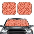 thumbnail image 2 of Balery 2 Piece Tomato Car Windshield Sun Shade|Foldable Front Windshield Shade for Car Front Window for Most Sedans SUV Truck-Small, 2 of 7