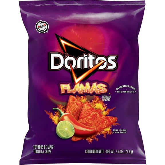 Doritos Flamas Flavored Tortilla Chips,1PACK