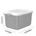 thumbnail image 5 of Qiangzon Extra Large Airtight Rice Storage Container – Kitchen Pantry Organizer with Lid for Flour, Cereal & Baking Ingredients – Stackable Food Dispenser Rice Bucket*1, 5 of 8