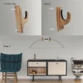 thumbnail image 2 of Support Mural en Bois pour Rangement de Fusils et Fusils de Chasse, 2 of 2