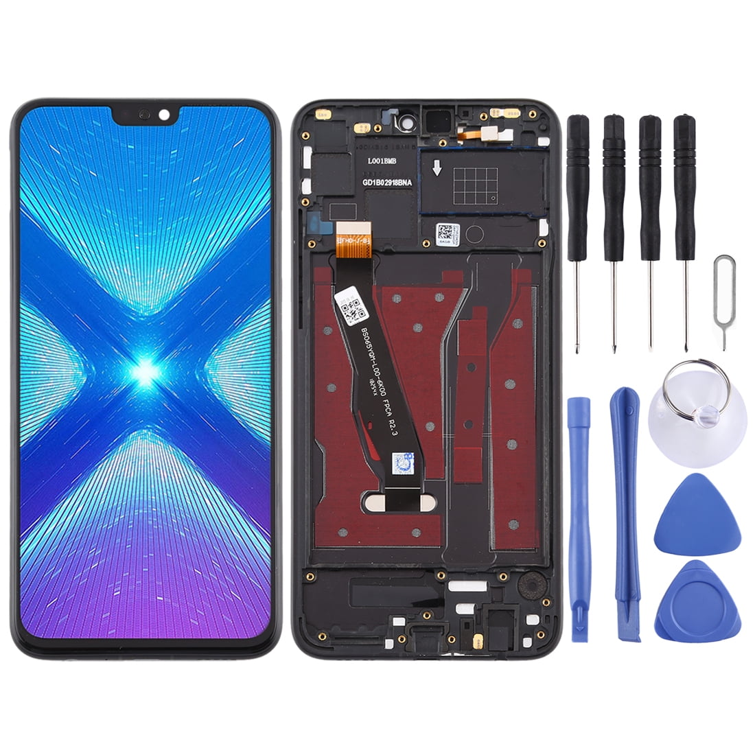 Cellphone Spare Parts OEM LCD Screen for Huawei Honor 8X Digitizer Full