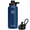 Blue, variant on GEDUX 32oz Insulated Stainless Steel Water Bottle with 2 Leak Proof Lids(Spout Lid and Straw Lid) Wide Mouth Powder-Coated Water Bottle for Sports and Travel, Red Black Gradient