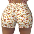 thumbnail image 2 of Fotbe Gnomes Autumn Shorts Sin Costuras – Shorts Deportivos de Cintura Alta para Mujer, Elásticos para Gimnasio, Yoga, Running o Ciclismo-Medium, 2 of 8