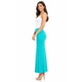 thumbnail image 2 of Women's Trendy Style Solid Maxi Long Skirt High Waist Waistband Relaxed Fit, 2 of 5