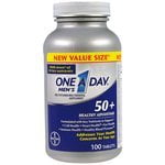 One-A-Day Men's 50+ Healthy Advantage Multivitamins 100 ea (Pack of 6)