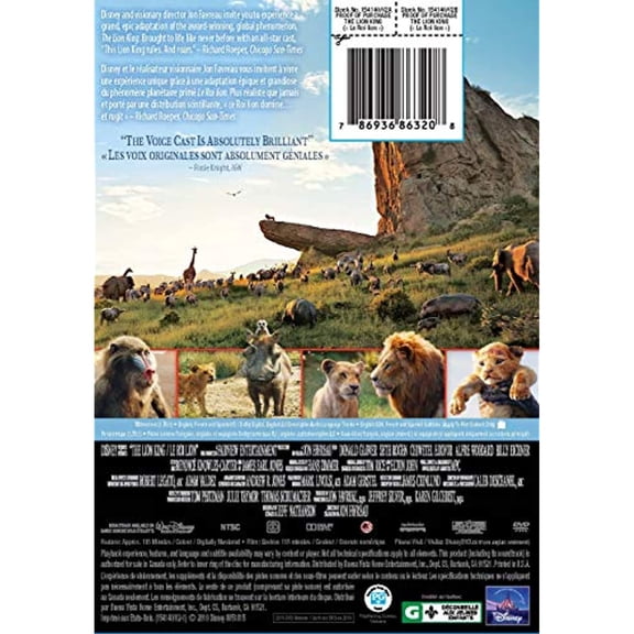 G-BUENA VISTA THE LION KING LA DVD