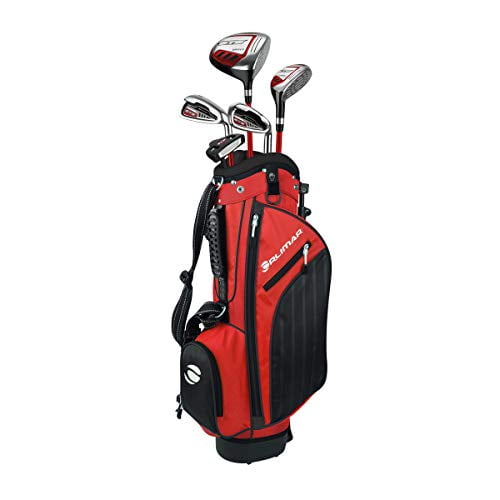 Orlimar Golf ATS Junior Boy's Golf Set with Bag, Right and Left Hand, Ages 3-5, Lime/Blue (3 Clubs)