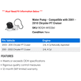 thumbnail image 2 of Water Pump - Compatible with 2001 - 2010 Chrysler PT Cruiser 2002 2003 2004 2005 2006 2007 2008 2009, 2 of 2