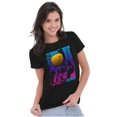 thumbnail image 3 of Vaporwave NASA Space Astronaut Women's T Shirt Ladies Tee Brisco Brands S, 3 of 5