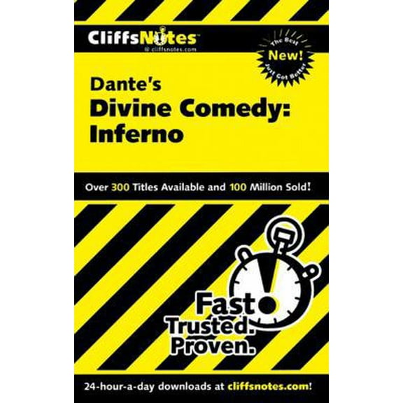 Pre-Owned CliffsNotes on Dante's Divine Comedy-I Inferno (Cliffsnotes Literature Guides) (Paperback) 0764586548 9780764586545