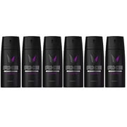 Axe Mens Deodorant, Body Spray, Excite, Fragrance, 150ml, 5.07oz, 6 Pack