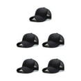 thumbnail image 1 of Transemion Lightweight Baseball Cap Comfort And Functionality Combined Sun Protection black 5Set, 1 of 6