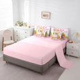 thumbnail image 3 of Erosebridal Easter Eggs Rabbit Flower Bedding Queen Size,Geometric Buffalo Bedding Sets Queen Size,Fesival Bedroom Decor,Reversible,Lightweight,7 Pieces, 3 of 5
