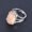 Picture stone, variant on Women's Natural Stone Ring Elegant Four Claw Inlaid Hollow Ellipse Alloy Ring Artificial Gem Semi Precious Stone Inlay Ring Daily Jewelry Gift For Women