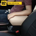 thumbnail image 3 of Cubiertas Beige para Reposabrazos de Consola AOMSAZTO para CRV Honda 2017-2022, Almohadilla de Consola de Cuero, 3 of 7