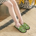 thumbnail image 5 of House Slippers for Women Men - halloween gnome green Lightweight House Shoes Fuzzy Slippers, Soft Slip-On Cozy House Slippers for Woman Indoor Outdoor, 5 of 7