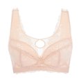 thumbnail image 1 of LOVZFMLL Bras for Women Ladies Gathering And Adjusting Type Sagging Sagging Style Text Bra Daily Bra Beige 40, 1 of 3