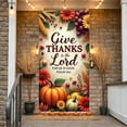 thumbnail image 6 of Thanksgiving Party Decorations Door Cover, Happy Thanksgiving Front Door Banner Fall Harvest Turkey Themed Porch Sign Hanging Backdrop for Indoor Outdoor Party Supplies 71x35 Inch, 6 of 6